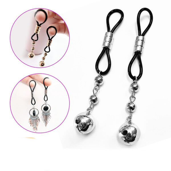 Toy Bell Silicone Black Nipple Ring - Image 5