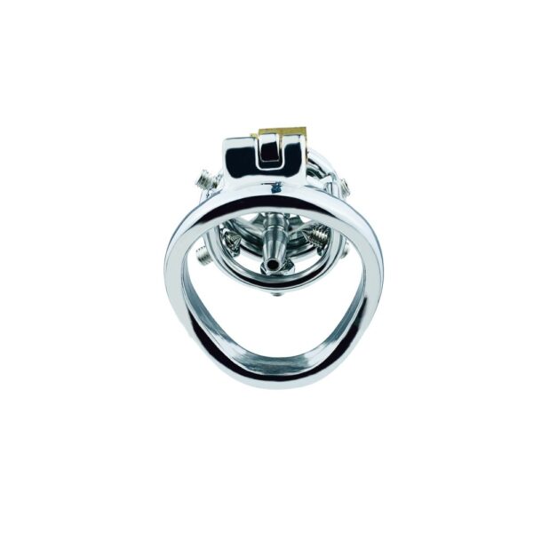 Stainless Steel Massage Flat Chastity Lock Anti-escape - Image 7