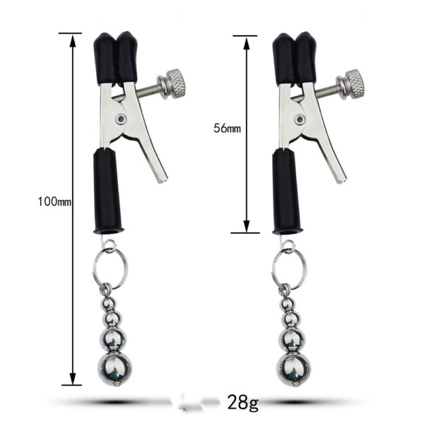Metal Toys Silver Nipple Clamp Crab Butterfly Clip Pendant Silver Calabash Pendent - Image 3