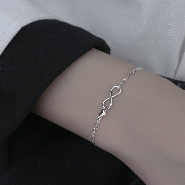 Infinite Love Bracelet/Anklet Infinity Symbol Double Layer
