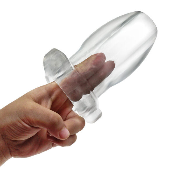 Transparent Hollow Butt Plug - Image 7