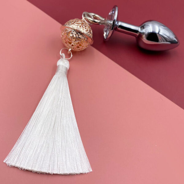 Women's Back Bell Metal Butt Plug Sexy Sex Product - Image 2