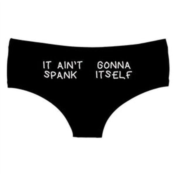 Women's Fashion Letter Print Low Waist Panties - Image 2