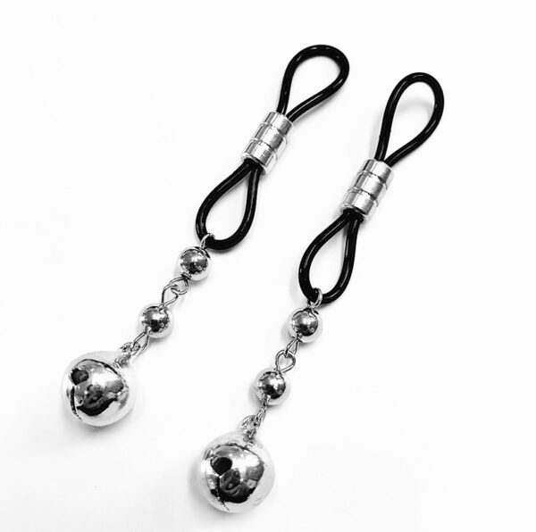 Toy Bell Silicone Black Nipple Ring - Image 6