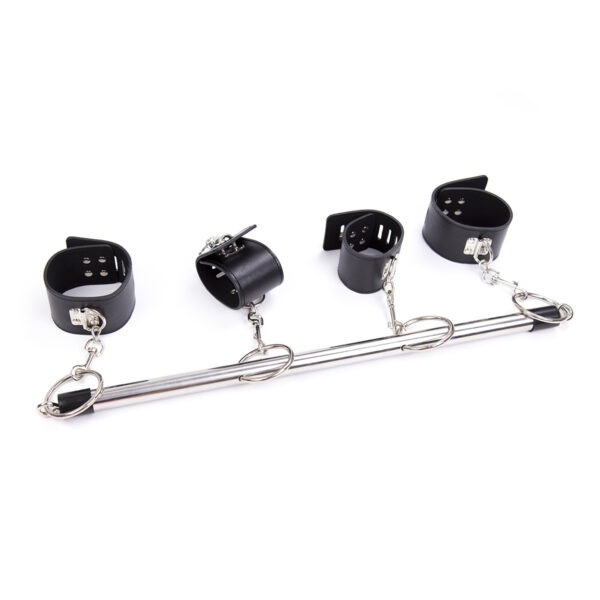 Toys Women Products Iron Tube Handcuffs Footcuffs Bondage Sets Bundled Toys - Image 3
