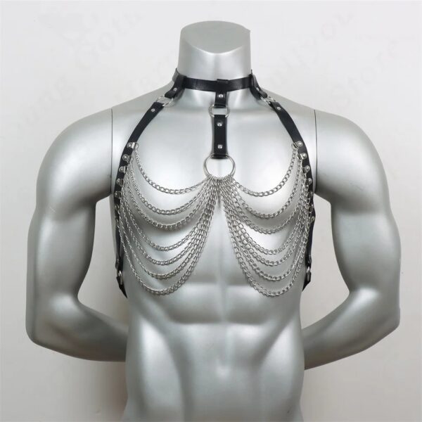 Men's Fashion Casual Metal Chain Body Chains - Image 2