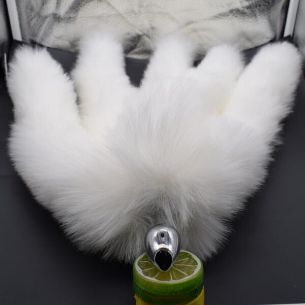Fashion Multiple Foxtail Metal Butt Plug - Image 4