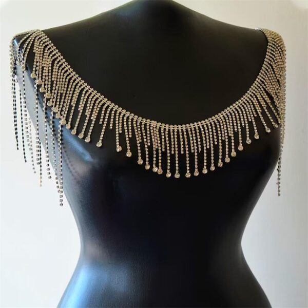Drop Tassel Pendant Shoulder Body Chain - Image 3