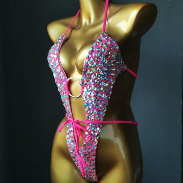 Women's High-end Diamond Nightclub Swimsuit Bikini - Image 6