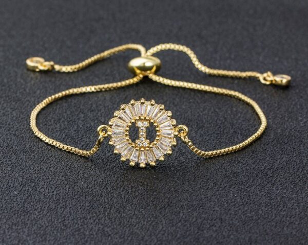 Copper inlaid zircon color message Bracelet - Image 8