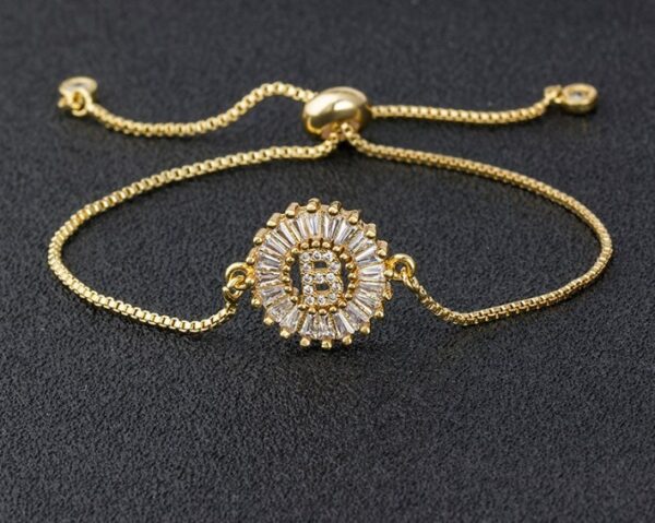 Copper inlaid zircon color message Bracelet - Image 7