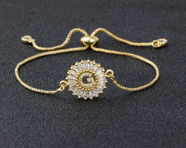Copper inlaid zircon color message Bracelet - Image 6