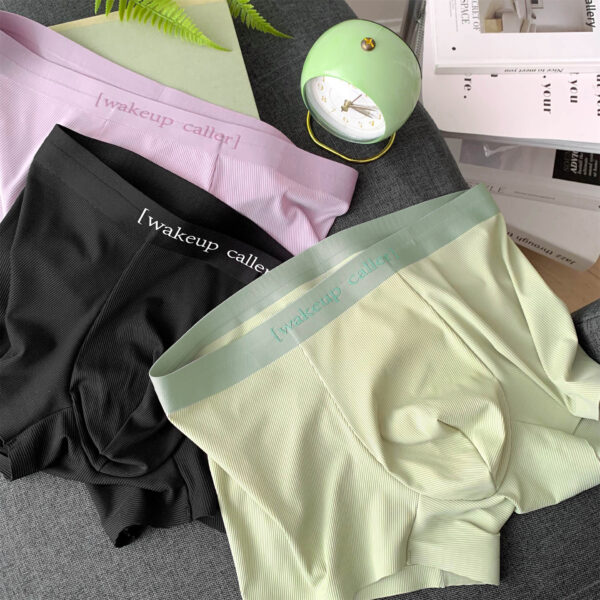 Couple Summer Ice Silk Underwear Japanese High Slit - Image 8