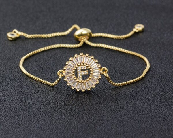 Copper inlaid zircon color message Bracelet - Image 4
