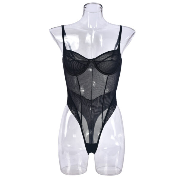 Women's Double-layer Ultra-thin Mesh Jumpsuit - Image 2