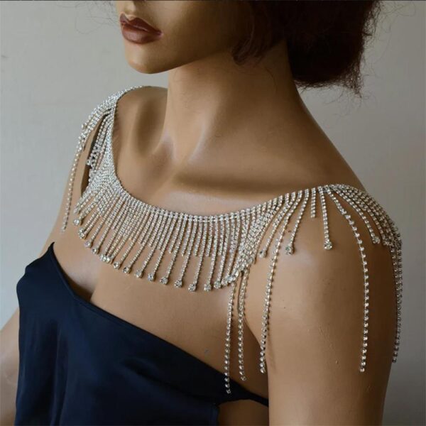 Drop Tassel Pendant Shoulder Body Chain - Image 4