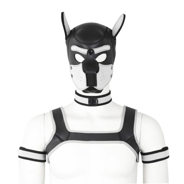 Adult Toy Sponge Dog Headgear Armband Chest Strap Neck Scarf Full Set - Image 5