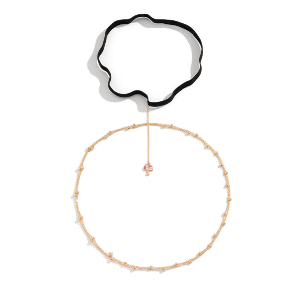 Women's Beach Dripping Mushroom Pendant Thigh Chain - Image 5