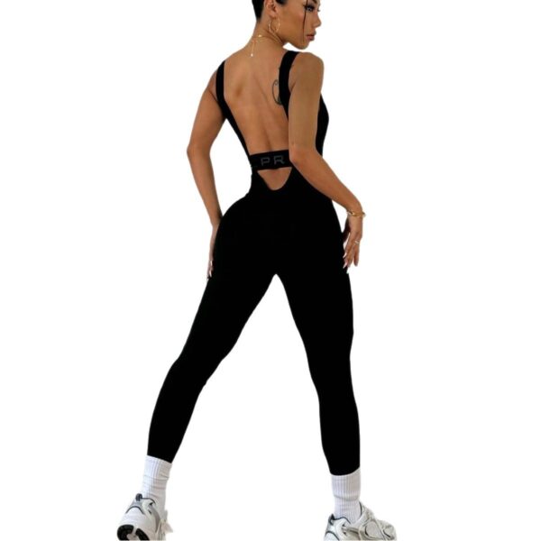 Yoga Tight Jumpsuit One-piece High Elastic Fitness One-piece - Image 7