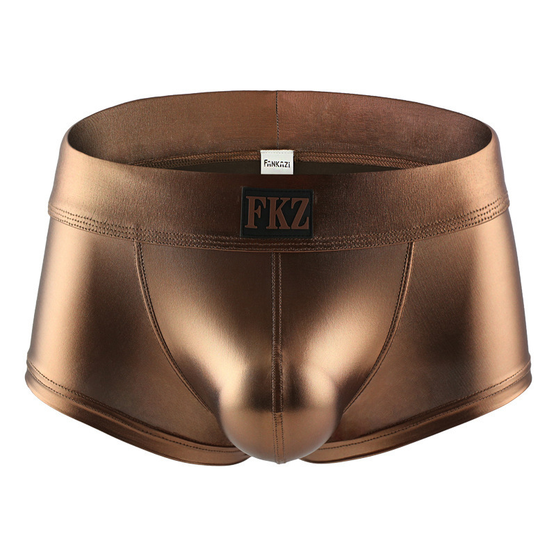 Men's Fashion Couple Underwear Bronzing Boxer - Image 9