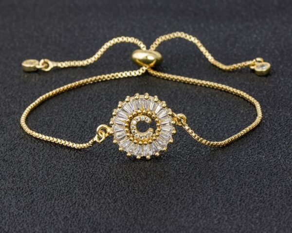 Copper inlaid zircon color message Bracelet - Image 10