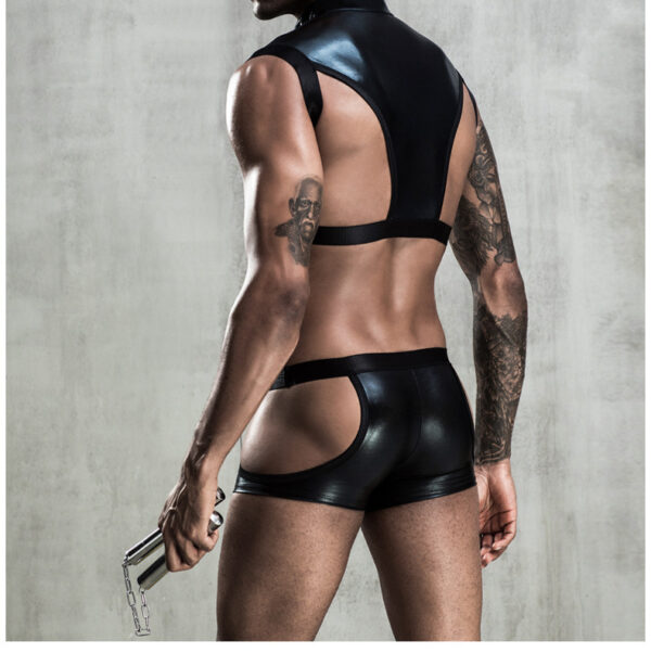 Men's Sexy Lingerie Nightclub Outfit, Bar Cosplay Sexy Uniform Temptation - Image 3