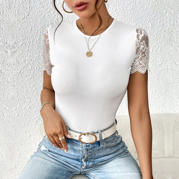 Women's Fashion Slim Sunken Stripe Jumpsuit - Image 5