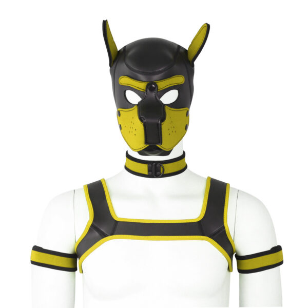 Adult Toy Sponge Dog Headgear Armband Chest Strap Neck Scarf Full Set - Image 2