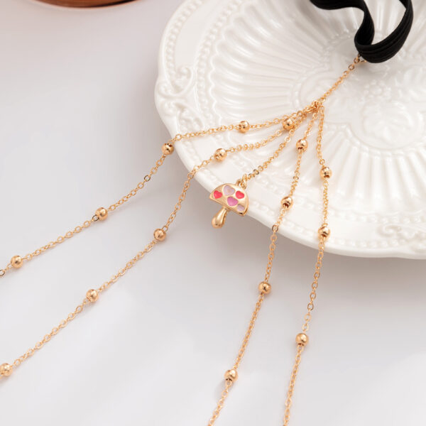 Women's Beach Dripping Mushroom Pendant Thigh Chain - Image 3