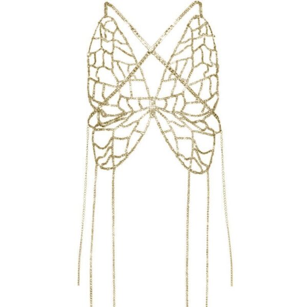 Tassel Body Niche Design Butterfly Chest Chain - Image 6