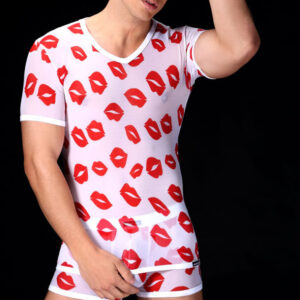 Men's Kiss Me Mesh Tank Top