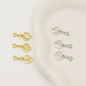 26-letter Titanium Steel Jewelry Bracelets And Necklaces Designed