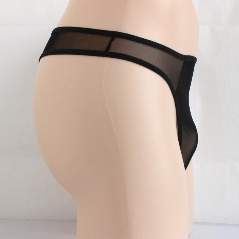 Men's High Elastic Mesh See-through Thin Panties - Image 2