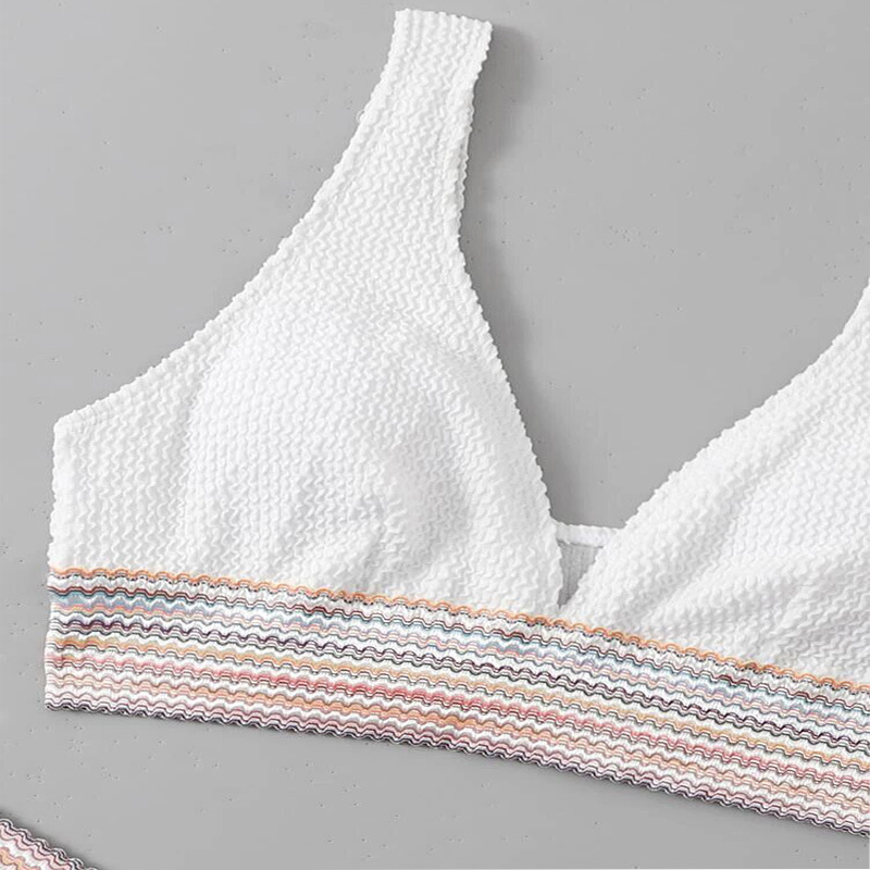 Sports Youth Women's Sports Two-piece Swimsuit Beauty Back White Swimsuit - Image 2