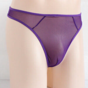 Men's High Elastic Mesh See-through Thin Panties